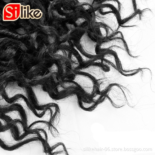 Silike  Synthetic Speedy Up-Do Drawstring Ponytail - Faux Loc Braids Hair Extensions Drawstring Crochet hair twist Ponytail Hair